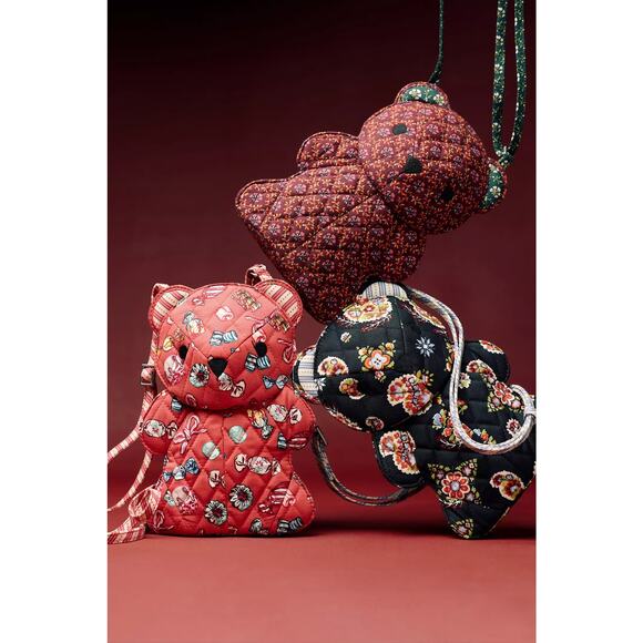 Anthropologie Handbags - ANTHROPOLOGIE x VERA BRADLEY Classic Bear Crossbody diamond patchwork northstar